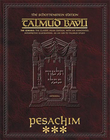 Schottenstein Ed Talmud - English Apple/Android Edition [#11] - Pesachim Vol 3 (80b-121b)