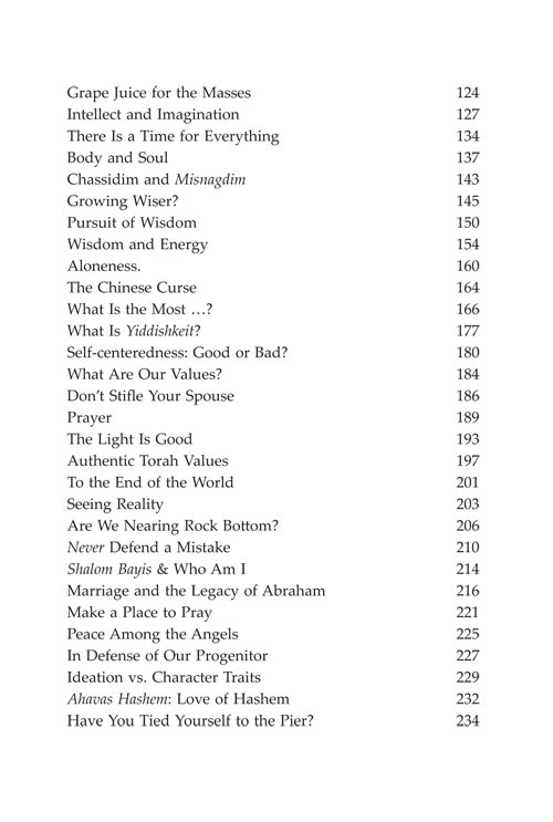 Table of Contents