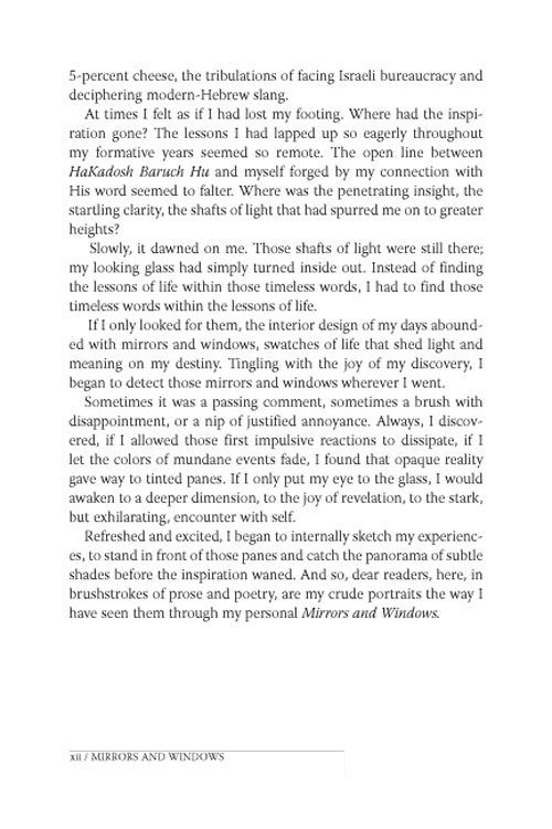 Preface of Mirrors and Windows