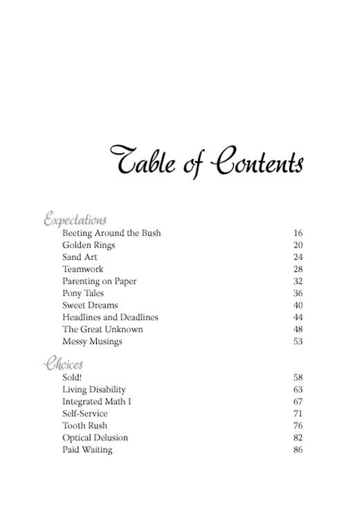 Table of Contents