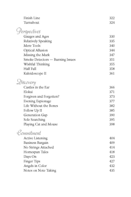 Table of Contents