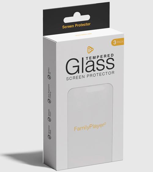 24Six FamilyPlayer2 Tempered Glass Screen Protectors - 3 PACK