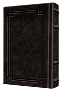 Large Type Tehillim / Psalms Pocket Size - Signature Leather - Black  - Signature Leather - Black