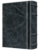 NEW Expanded Hebrew English Siddur Wasserman Ed Ashkenaz Pocket Size - Signature Leather - Navy  - Signature Leather - Navy