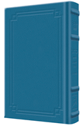 Siddur Yitzchak Yair Weekday Only Ashkenaz Large Type Mid Size - Signature Leather - Blue  - Signature Leather - Blue