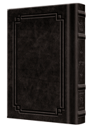 Tehillim / Psalms - 1 Vol Pocket Size - Signature Leather - Charcoal Black  - Signature Leather - Charcoal Black