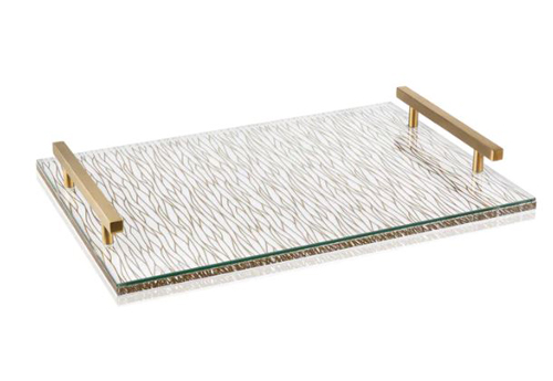 Waterdale Wave Challah Board Gold