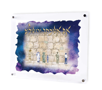 Remembering Jerusalem  acrylic panel - Rabbi Yonah Weinrib