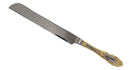  Stainless Steel Challah Knife - Duchess Gold 
