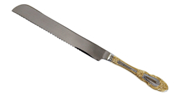 Stainless Steel Challah Knife - Duchess Gold