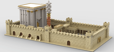 Geulah Second Bet Hamikdash Brick Model – 3,480 Pieces
