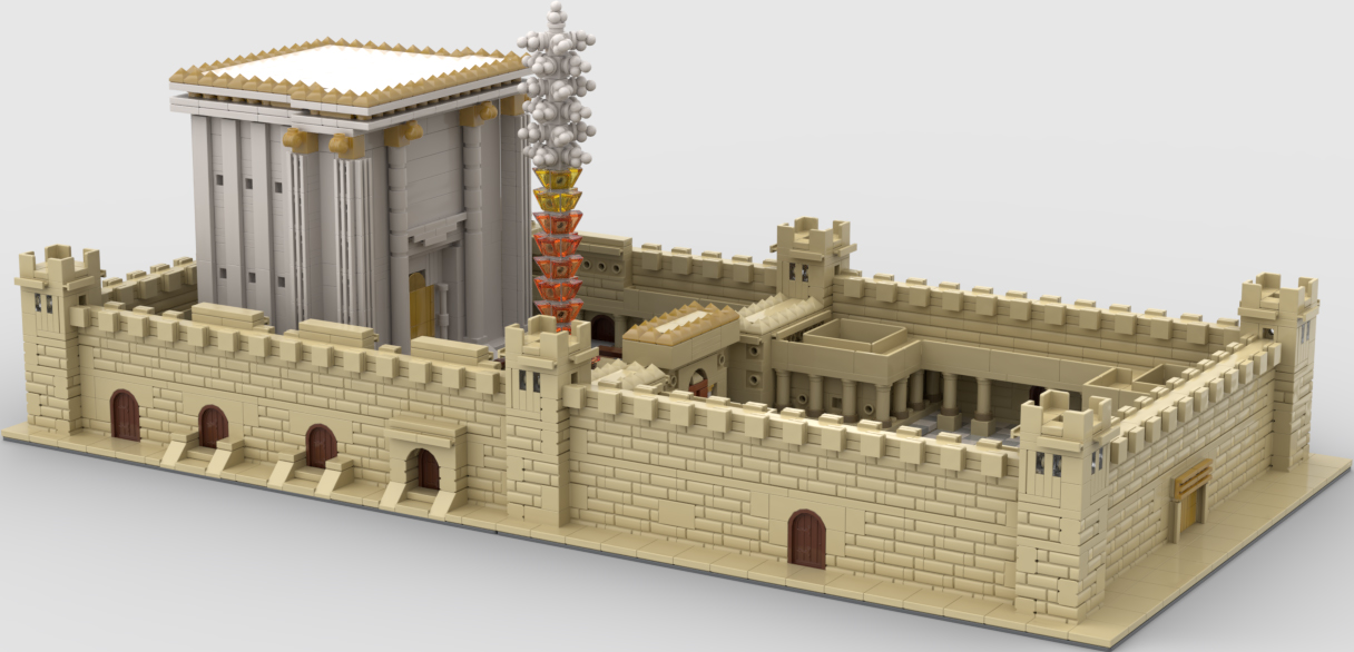 Geulah Second Bet Hamikdash Brick Model – 3,480 Pieces