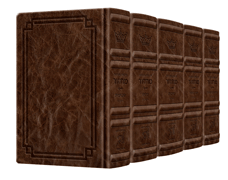 Signature Leather Collection Ashkenaz Schottenstein Interlinear Full-Size 5 Vol Machzor Set Royal Brown