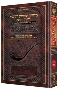 Schottenstein Interlinear Rosh HaShanah Machzor Pocket Size Hard Cover Ashkenaz