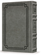  Signature Leather Collection Full-Size Schottenstein Interlinear Tehillim Glacier Grey 