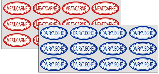 Kosher Labels - Spanish