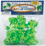 Passover Bag of Frogs - Set of 8 Frogs