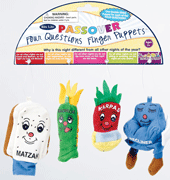 The"Four Questions" Finger Puppets, Set of 4