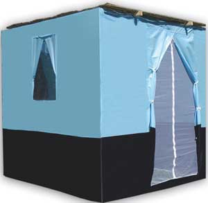 Klick Sukkah Deluxe: Canvas Sukkah with 