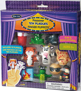 Plastic Ten Plagues Finger Puppets, Set of 10