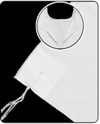  Adult Cotton Tzitzis Size #20 V-Neck (with thick strings) 