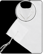 Adult Cotton Tzitzis Size #20 V-Neck (with thick strings)