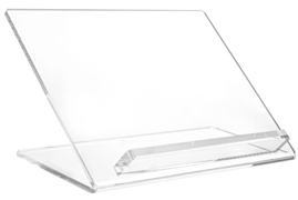 Lucite Tabletop Shtender - Clear