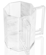 Waterdale Hexagon Lucite Washing Cup Marble