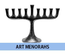 Artistic Menorahs